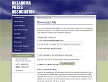 Tablet Screenshot of okpress.org